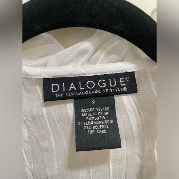Vintage Dead Stock Dialoge Blouse Ruffles size S - Picture 3 of 6